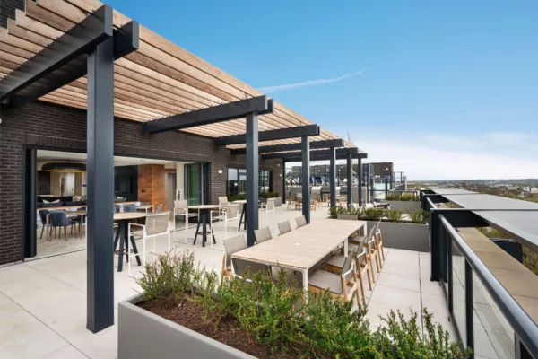 Roof deck at Union Place