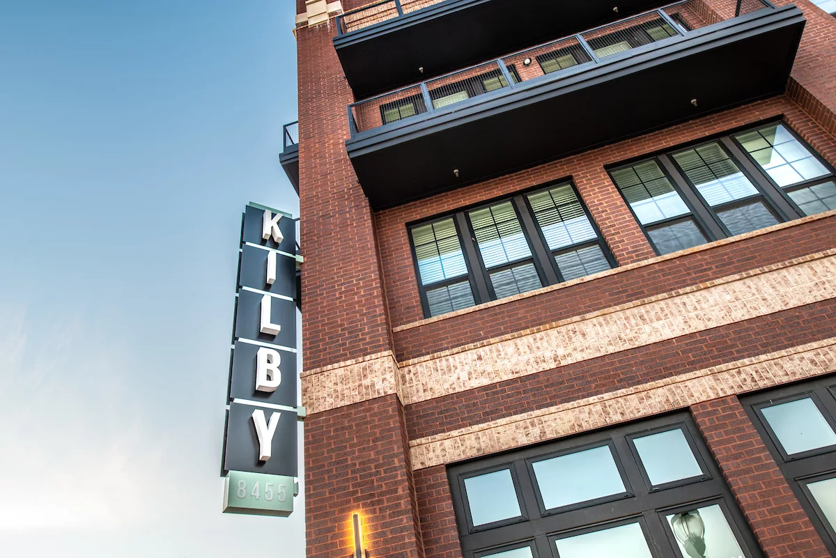 Exterior view with Kilby signage