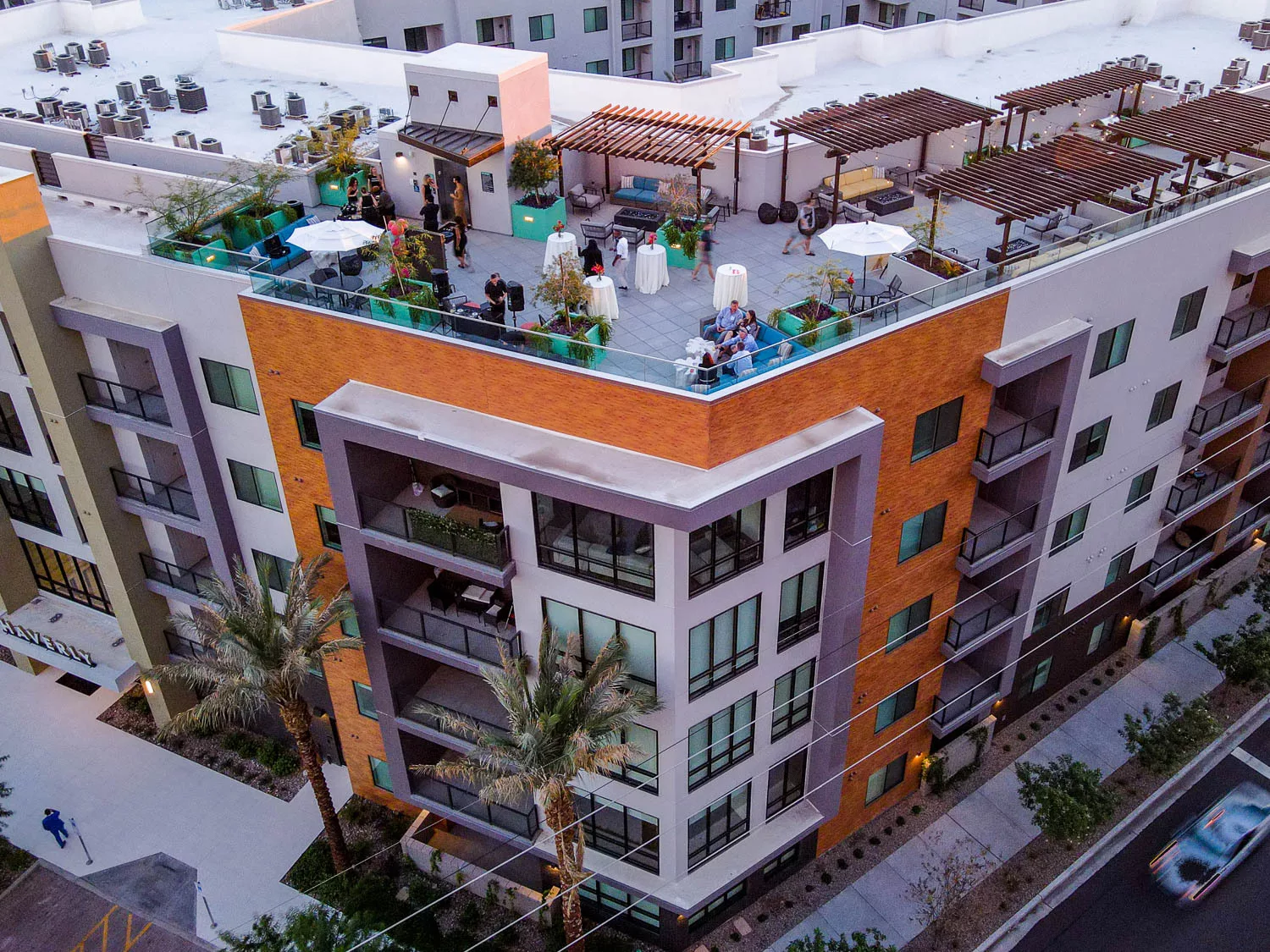 The Haverly grand opening rooftop